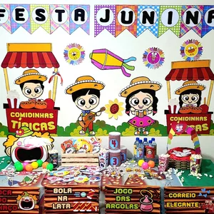 Imagem de capa para o Ebook KIT FESTA JUNINA: A MIÓ FESTA NA ROÇA