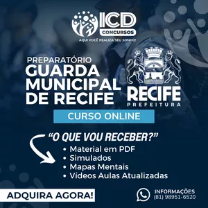 Imagem de capa para o Curso online CONCURSO GCM RECIFE - PE