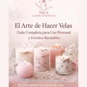 Imagen de portada para Ebook Guía Práctica para Hacer Velas Artesanales y Generar Ingresos desde Casa