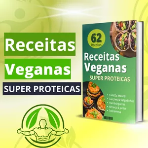 Imagem de capa para o Ebook Receitas Veganas Super Proteicas