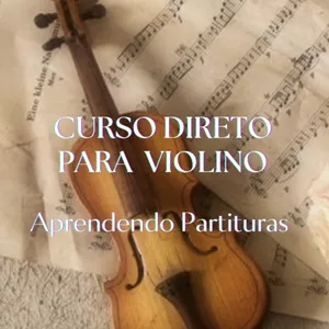 Imagem de capa para o Ebook Aprendendo violino de forma simples e rápida