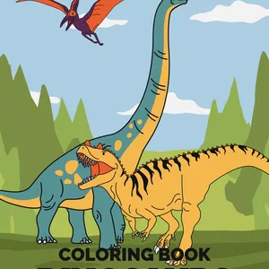 Imagen de portada para Ebook Dinosaurios para Colorear – Diversión Creativa para Niños