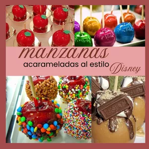 Imagen de portada para Curso online manzanas acarameladas al  estilo Disney
