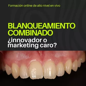 Imagen de portada para Curso online BLANQUEAMIENTO COMBINADO ¿Innovador o marketing caro?