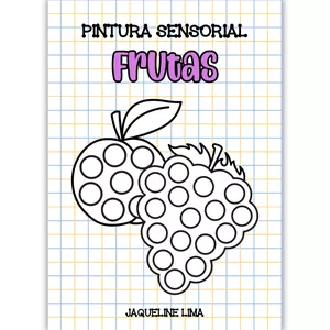 Imagem de capa para o Ebook PINTURA SENSORIAL - FRUTAS