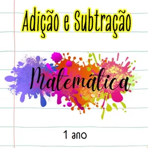 Imagem de capa para o Ebook Adição e Subtração - 1 ano