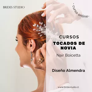 Imagen de portada para Curso online Curso de tocados para novia - Diseño Almendra
