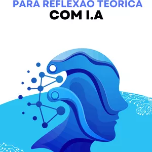 Imagem de capa para o Ebook 100 Prompts para Reflexão Teórica Profissional com IA  -  OVERBUMP