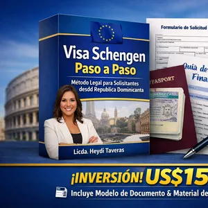 Miniatura oficial del curso Visa Schengen Paso a Paso en Hotmart