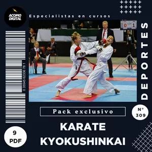 Imagen de portada para Ebook Curso Digital de Karate Kyokushinkai en PDF | 9 ebooks en PDF