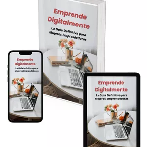 Imagen de portada para Ebook Emprende Digitalmente - La Guía Definitiva para Mujeres Emprendedoras 