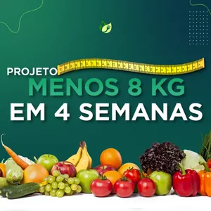 Imagem de capa para o Curso online Projeto Menos 8 Kg em 4 semanas
