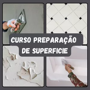 Imagem de capa para o Curso online Preparação de Superfície 