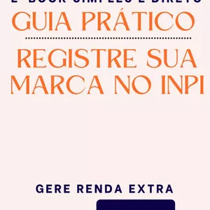 Imagem de capa para o Ebook Guia Prático para Renda Extra com Registro de Marcas