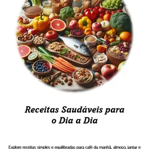 Imagem de capa para o Ebook Receitas Saudaveis para o dia a dia