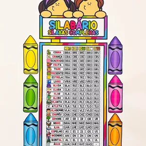 Imagem de capa para o Ebook 📒 Silabário Sílabas COMPLEXAS