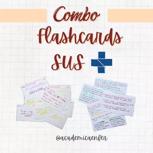 Imagem principal do produto Combo Flashcards SUS