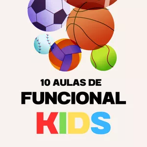 Imagem de capa para o Ebook 10 AULAS DE FUNCIONAL KIDS 