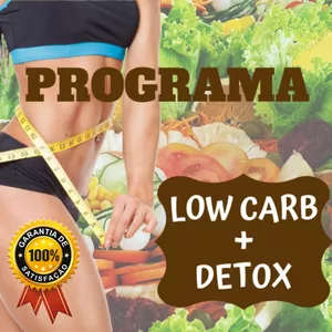 Imagem de capa para o Ebook Programa Low Carb + Detox