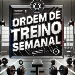 Imagem de capa para o Ebook Ordem de Treino Semanal 