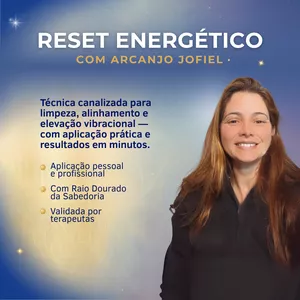 Imagem de capa para o Curso online RESET ENERGÉTICO com Arcanjo Jofiel