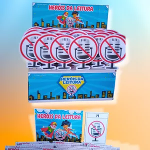 Imagem de capa para o Ebook Heróis da leitura/ letra H