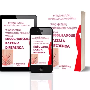 Imagem de capa para o Ebook Nutrição NATURAL PREVENÇÃO CICLO MENSTRUAL 