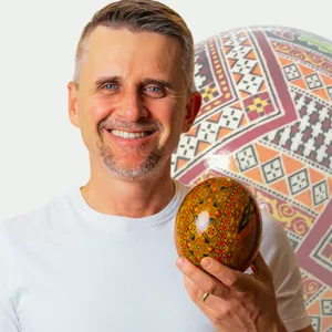 Imagem de capa para o Curso online IMERSÃO PÊSSANKA DESCOMPLICADA