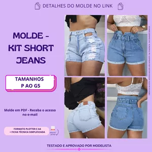 Imagem de capa para o Curso online Molde Kit Short Jeans