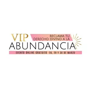 Imagen de portada para Curso online SALA VIP evento Abundancia