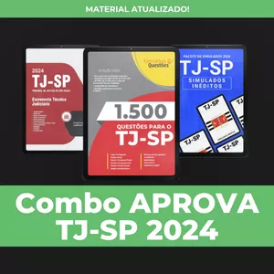 Imagem de MATERIAL  APROVA CONCURSO TJ-SP 2024 criado por Concursos e Questões Aprova na hotmart