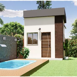 Imagem de capa para o Curso online Mini Casa 9m² | 3x3 | Kitnet | Tiny House | Quitinete | Loft | Small House