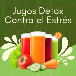Imagen de portada para Ebook Jugos Detox Contra el Estrés