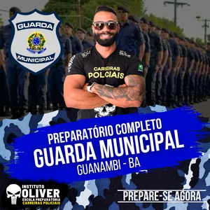 Imagem de capa para o Curso online 👮‍♂️ Preparatório Completo GUARDA MUNICIPAL de GUANAMBI - BA 👮‍♂️ GCM - Instituto Óliver