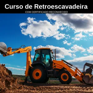 Imagem do curso Curso de Retroescavadeira