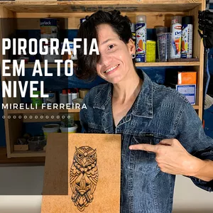 Imagem de capa para o Curso online Curso Completo de Pirografia