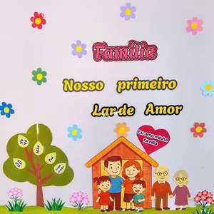 Imagem de capa para o Ebook Painel Dia da Família 🥰💕
