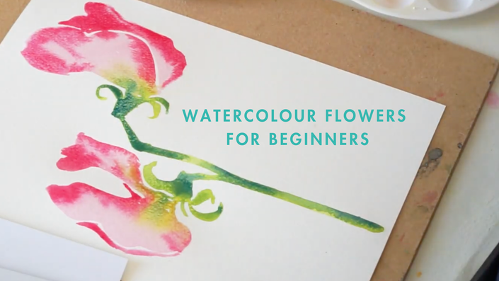Watercolour Flowers For Absolute Beginners