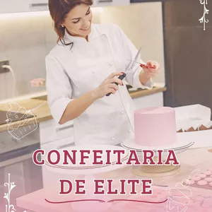 Imagem de capa para o Curso online Confeitaria de Elite