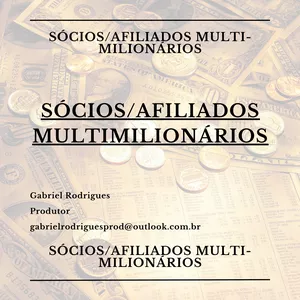 Imagem de capa para o Ebook Sócios e Afiliados - Multimilionários
