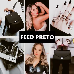 Imagem de capa para o Ebook PACK 10 PRESETS FEED PRETO