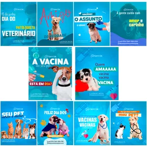 Imagem de capa para o Ebook 10 ARTES EDITÁVEIS DE PETSHOP (2023) LANÇAMENTO