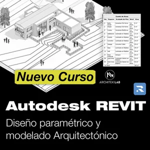 Imagen de portada para Curso online Autodesk REVIT - Diseño Paramétrico y Modelado Arquitectónico