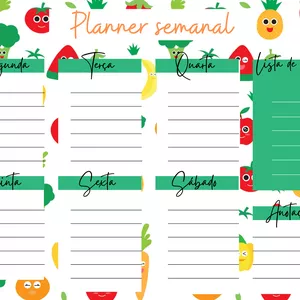 Imagem de capa para o Ebook Planner semanal