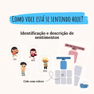 Imagem de capa para o Ebook Quadro de emoções - Como está se sentindo?