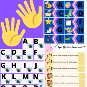 Imagem de capa para o Curso online jogos pedagógicos para alfabetização