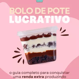 Imagem de capa para o Ebook Bolo de Pote de Sucesso 