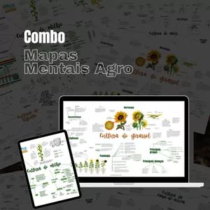 Imagem de capa para o Ebook Combo Mapas Mentais Agro