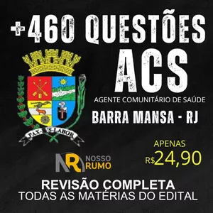 Imagem do curso BARRA MANSA/RJ - AGENTE COMUNITÁRIO DE SAÚDE (ACS) 