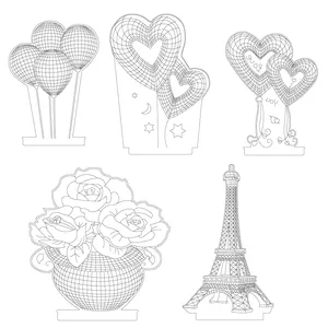 Imagen de portada para Curso online  Vector 3D set san Valentin 